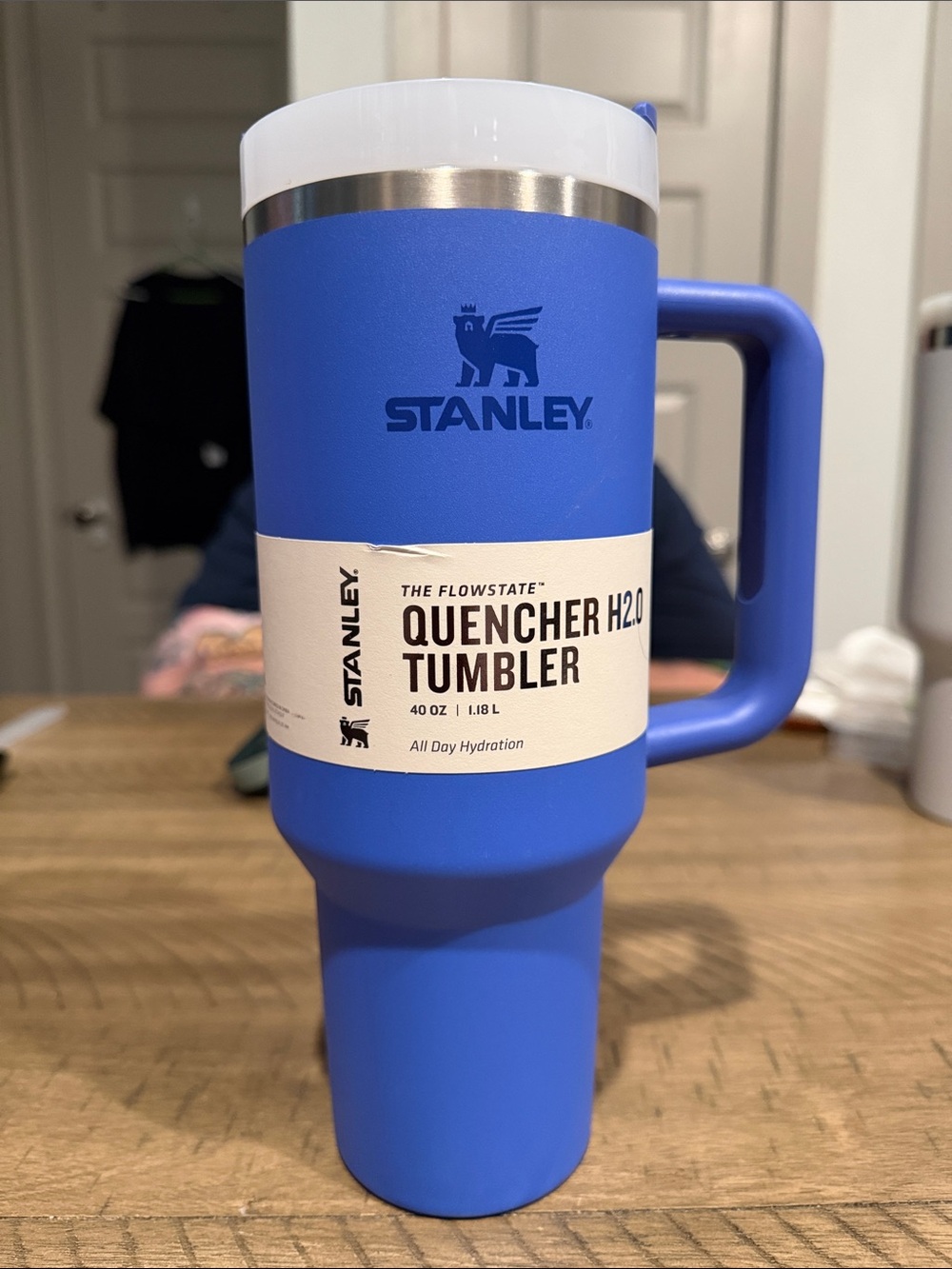 Stanley 40oz iris blue Quencher H2.0 Tumbler with Handle